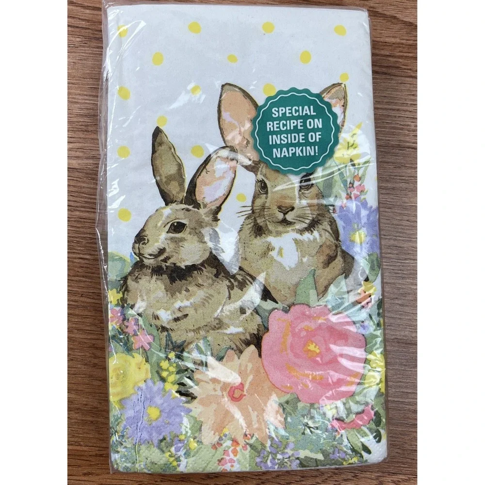The‎ Pioneer Woman Bunnies Easter Spring Paper Napkins, 24 Count 2-Ply NEW